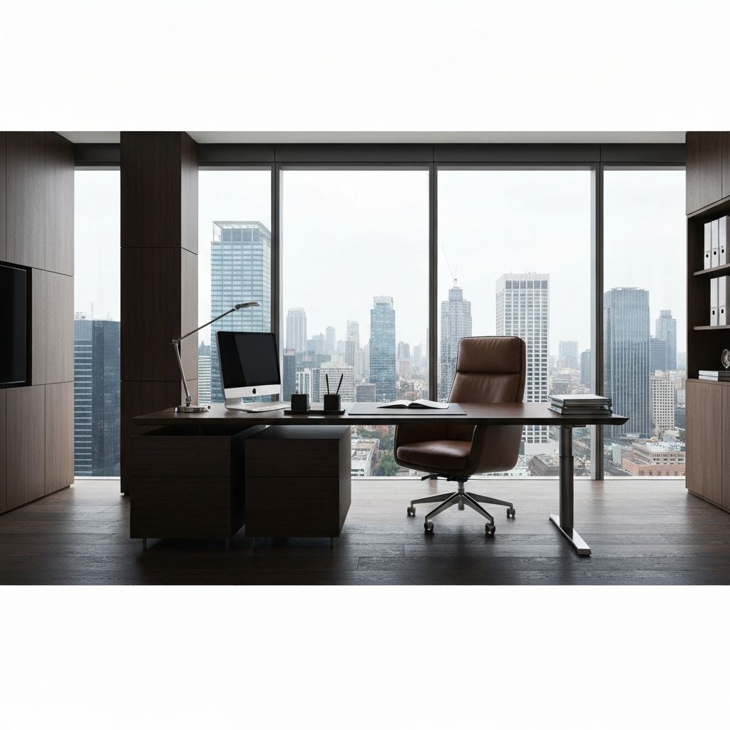 Sleek executive office